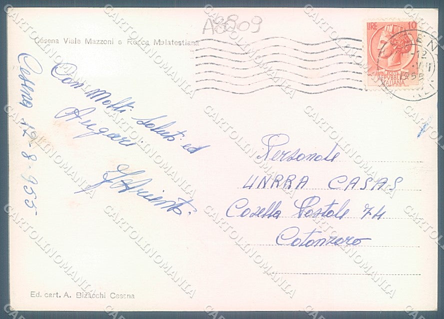 Forlì Cesena Città Rocca Malatestiana Foto FG cartolina JK3350 – retro