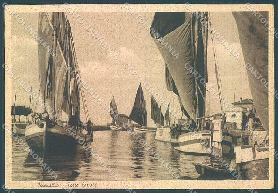 Forlì Cesenatico Porto Canale FG cartolina JK3353 – fronte