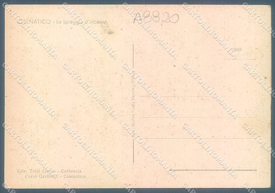 Forlì Cesenatico Porto Canale FG cartolina JK3353 – retro