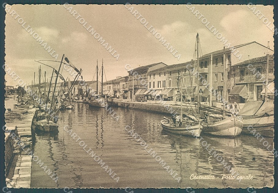 Forlì Cesenatico Porto Canale FG cartolina JK3354 – fronte