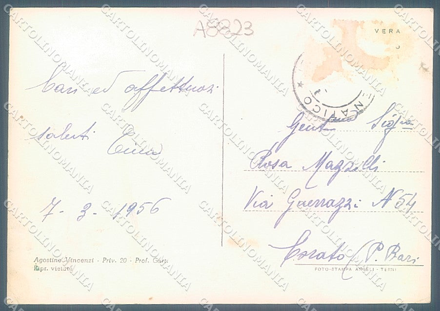 Forlì Cesenatico Albergo Touring Foto FG cartolina JK3355 – retro