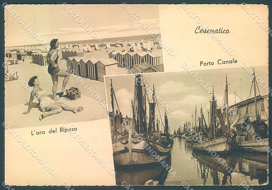 Forlì Cesenatico Porto Canale FG cartolina JK3357 – fronte