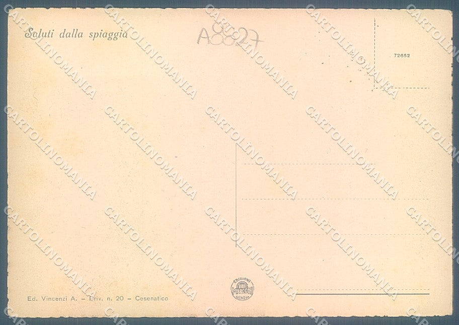 Forlì Cesenatico Porto Canale FG cartolina JK3357 – retro