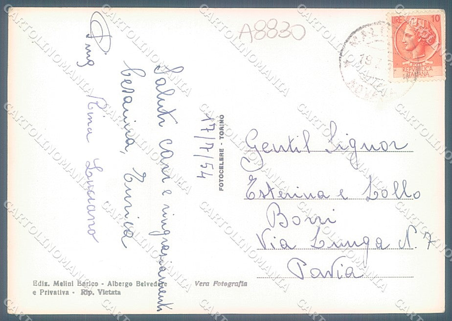 Verbania Malesco Val Vigezzo Foto FG cartolina JK3359 – retro