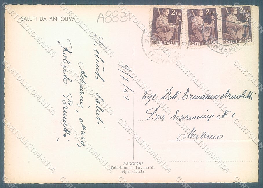 Verbania Antoliva Foto FG cartolina JK3360 – retro