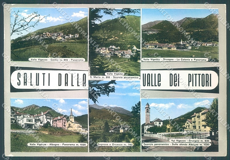 Verbania Druogno Val Vigezzo saluti da Foto FG cartolina JK3361 – fronte