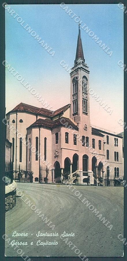 Bergamo Lovere Santuario Sante Gerosa Capitanio Foto mini cartolina JK3368 – fronte