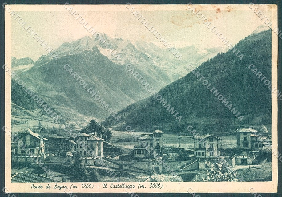 Brescia Ponte di Legno Castellaccio MACCHIA FG cartolina JK3371 – fronte