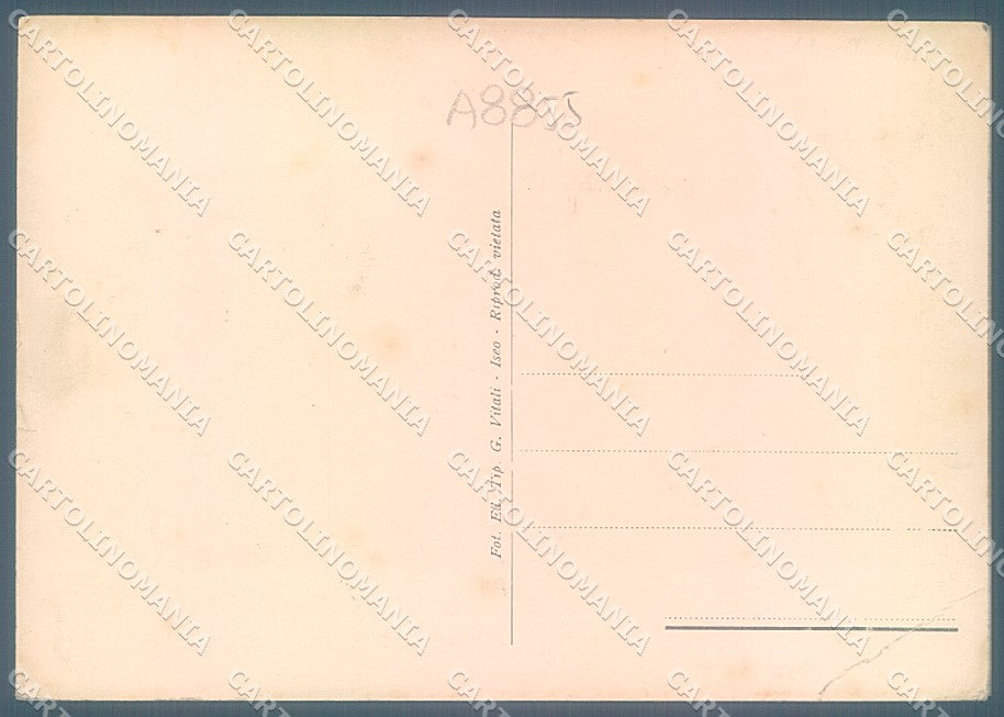 Brescia Lago d'Iseo PIEGA ANGOLO FG cartolina JK3373 – retro