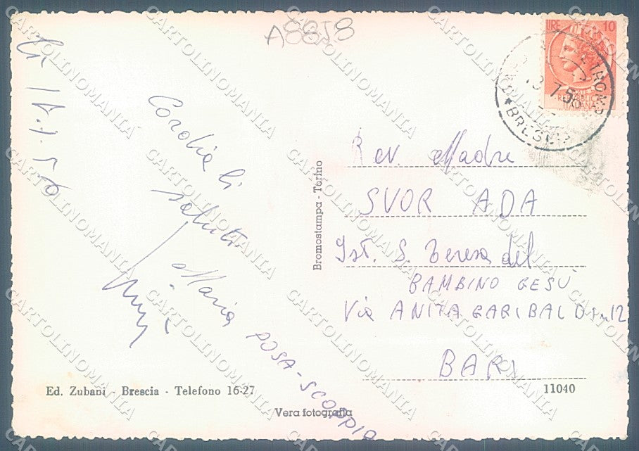 Brescia Gardone Foto FG cartolina JK3376 – retro