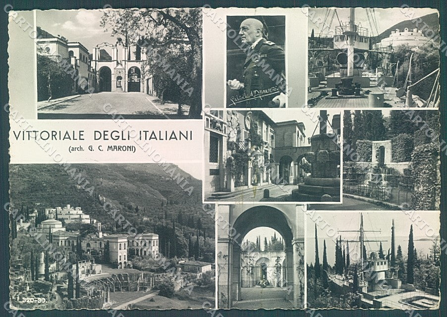 Brescia Gardone del Garda Vittoriale D'Annunzio Brunner Foto FG cartolina JK3384 – fronte