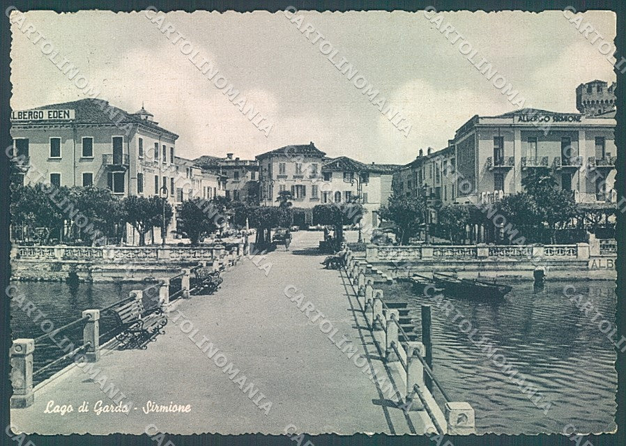 Brescia Sirmione Lago di Garda Albergo Eden FG cartolina JK3395 – fronte