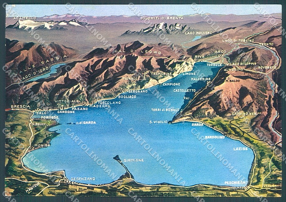 Brescia Lago di Garda FG cartolina JK3396 – fronte