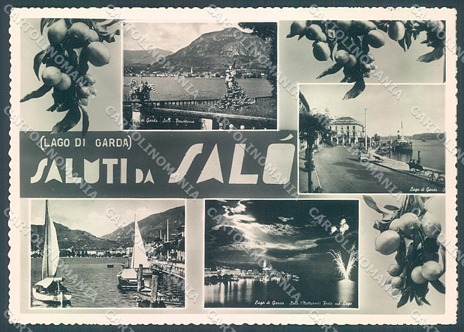 Brescia Salò Lago di Garda Traghetto saluti da Foto FG cartolina JK3400 – fronte
