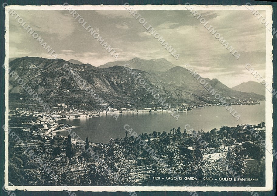 Brescia Salò Golfo PIEGHINA ANGOLO Foto FG cartolina JK3405 – fronte