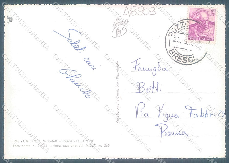 Brescia San Martino Campi di Battaglia Foto FG cartolina JK3406 – retro