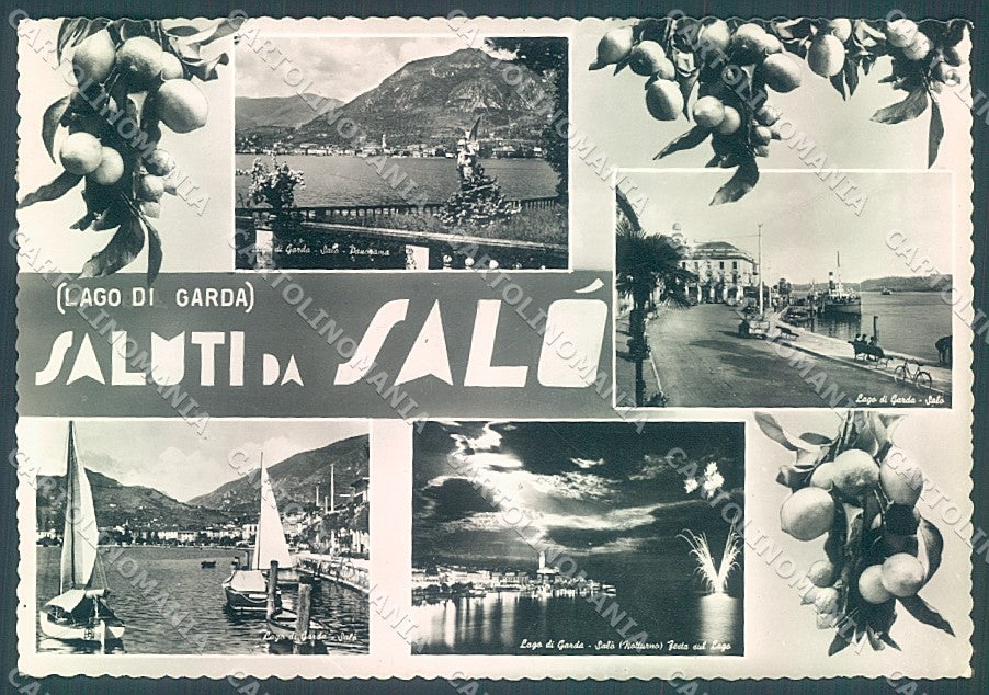Brescia Salò Lago di Garda Traghetto saluti da Foto FG cartolina JK3408 – fronte