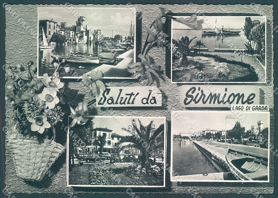Brescia Sirmione Lago di Garda Traghetto saluti da Foto FG cartolina JK3416 – fronte