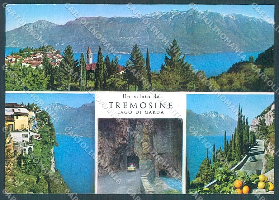 Brescia Tremosine Lago di Garda saluti da Foto FG cartolina JK3419 – fronte