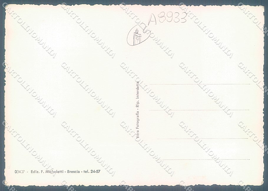Brescia Sirmione Limone Lago di Garda ricordo di Foto FG cartolina JK3423 – retro