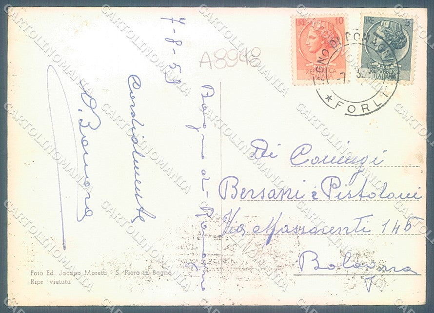 Forlì Bagno di Romagna Foto FG cartolina JK3433 – retro
