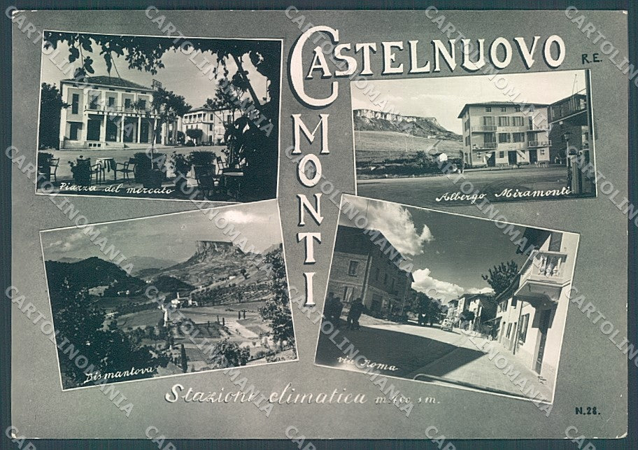 Reggio Emilia Castelnuovo ne Monti Albergo Miramonti Foto FG cartolina JK3460 – fronte
