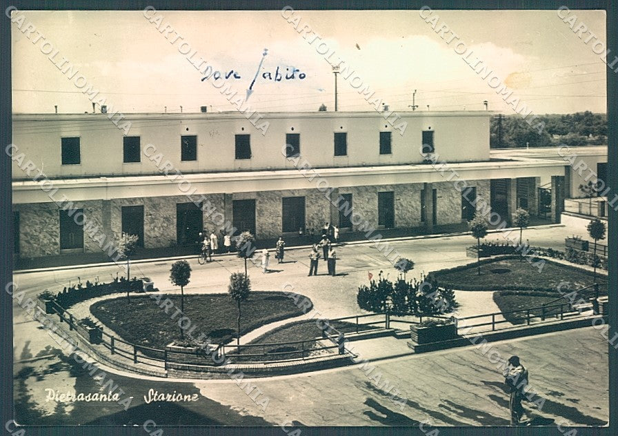 Lucca Pietrasanta Stazione Foto FG cartolina JK3467 – fronte