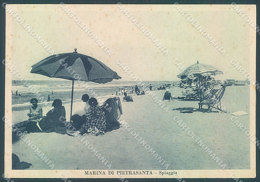Lucca Pietrasanta Marina Spiaggia FG cartolina JK3479 – fronte