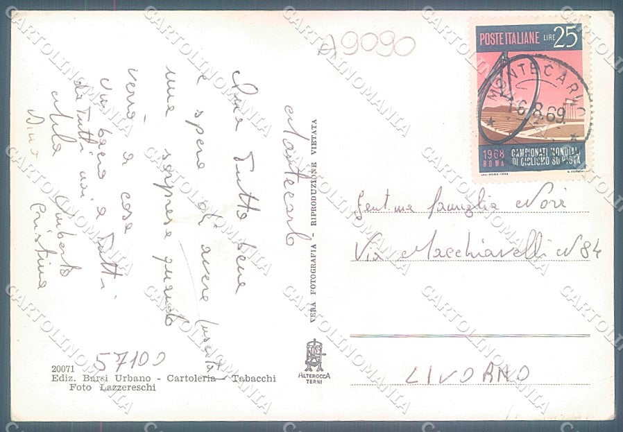 Lucca Montecarlo Castello Alterocca 20071 saluti da Foto FG cartolina JK3495 – retro