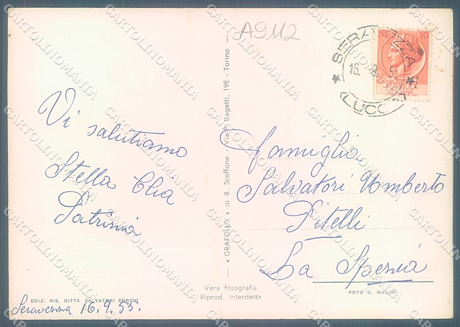 Lucca Seravezza Chiesa S. Annunziata Foto FG cartolina JK3500 – retro