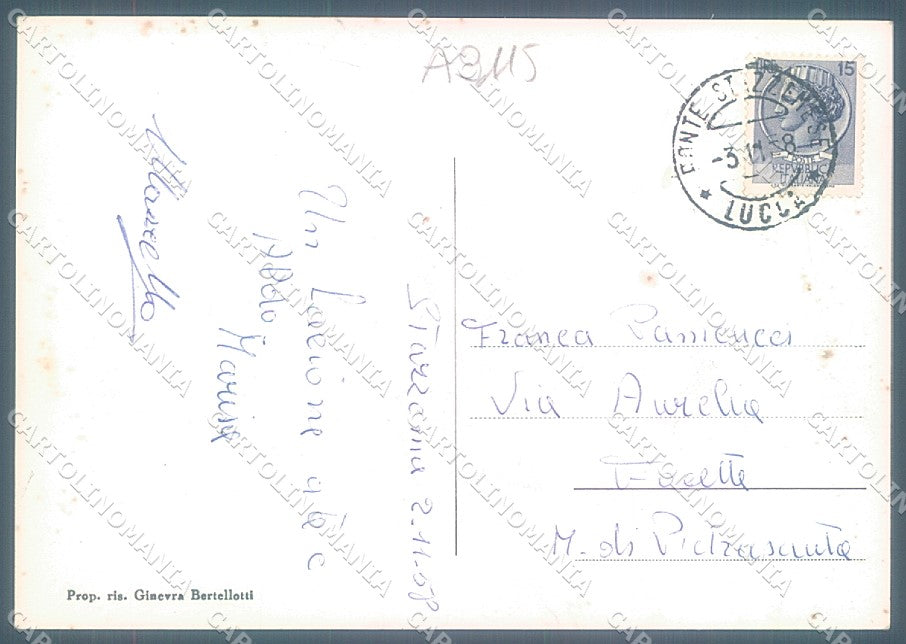 Lucca Stazzema Campanile Chiesa Foto FG cartolina JK3502 – retro
