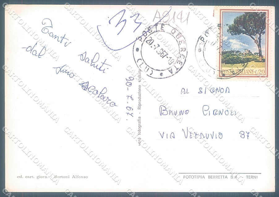 Lucca Seravezza Querceta Chiesa S. Maria Lauretana Foto FG cartolina JK3512 – retro