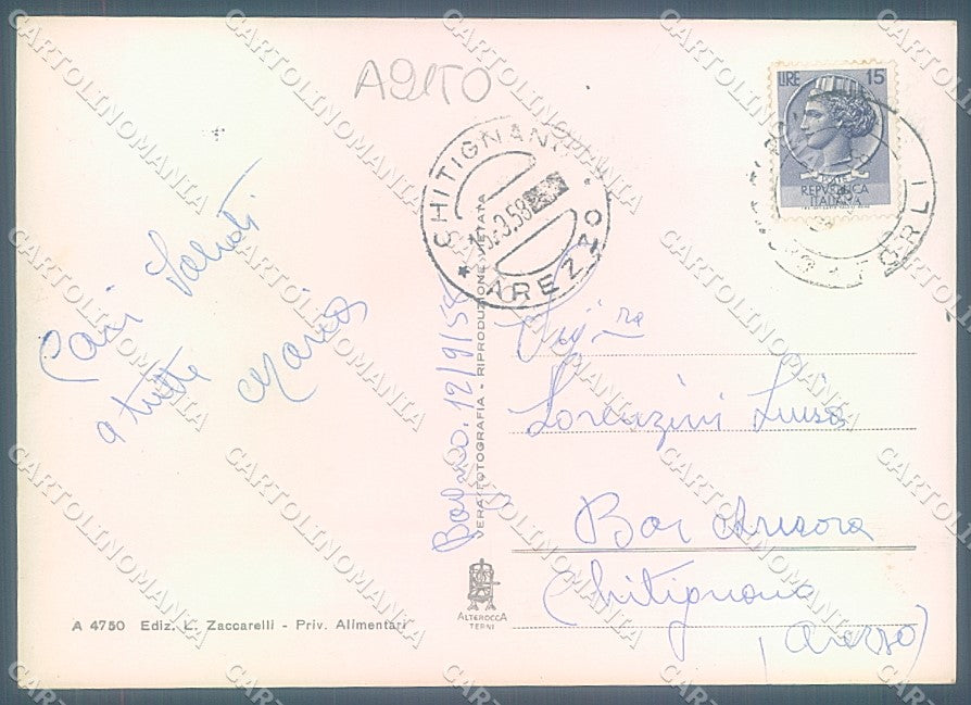 Forlì Bagno di Romagna Sorgente Alterocca 4750 Foto FG cartolina JK3516 – retro