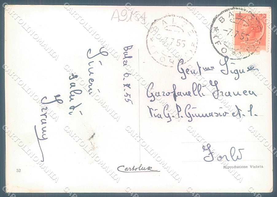 Forlì Verghereto Balze Foto FG cartolina JK3518 – retro