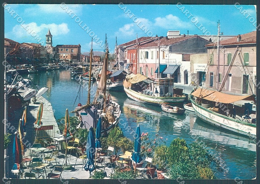 Forlì Cesenatico Porto Canale Foto FG cartolina JK3519 – fronte