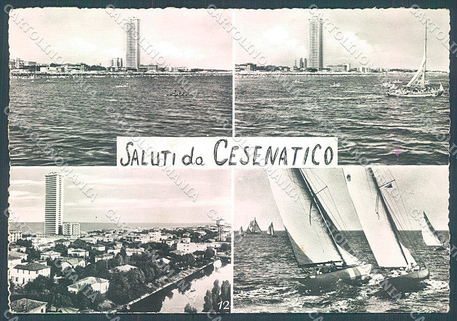 Forlì Cesenatico saluti da ANGOLO ABRASO Foto FG cartolina JK3522 – fronte