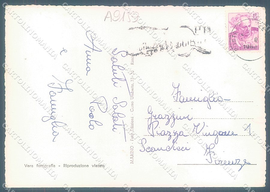 Forlì Cesenatico saluti da ANGOLO ABRASO Foto FG cartolina JK3522 – retro
