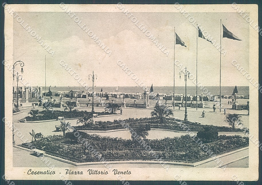 Forlì Cesenatico Via Vittorio Veneto Alterocca 156663 PIEGHE FG cartolina JK3523 – fronte