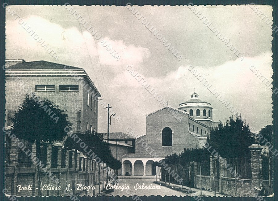 Forlì Città Chiesa San Biagio Collegio Salesiani Foto FG cartolina JK3541 – fronte