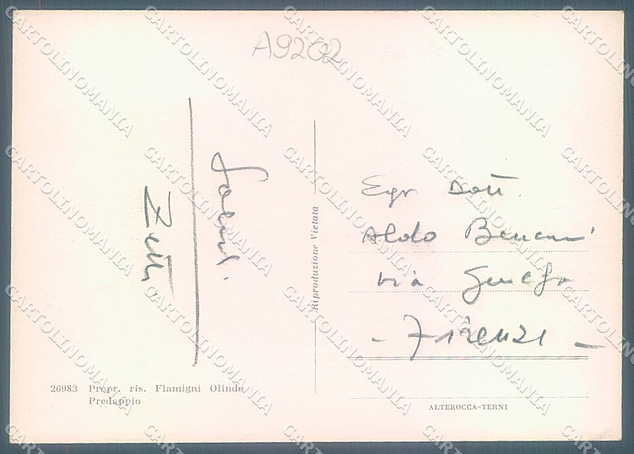 Forlì Predappio Chiesa S. Antonio Alterocca 26983 FG cartolina JK3542 – retro
