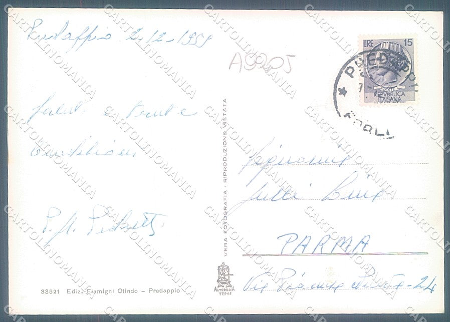 Forlì Predappio Caserma Bonsignore Alterocca 33621 Foto FG cartolina JK3543 – retro