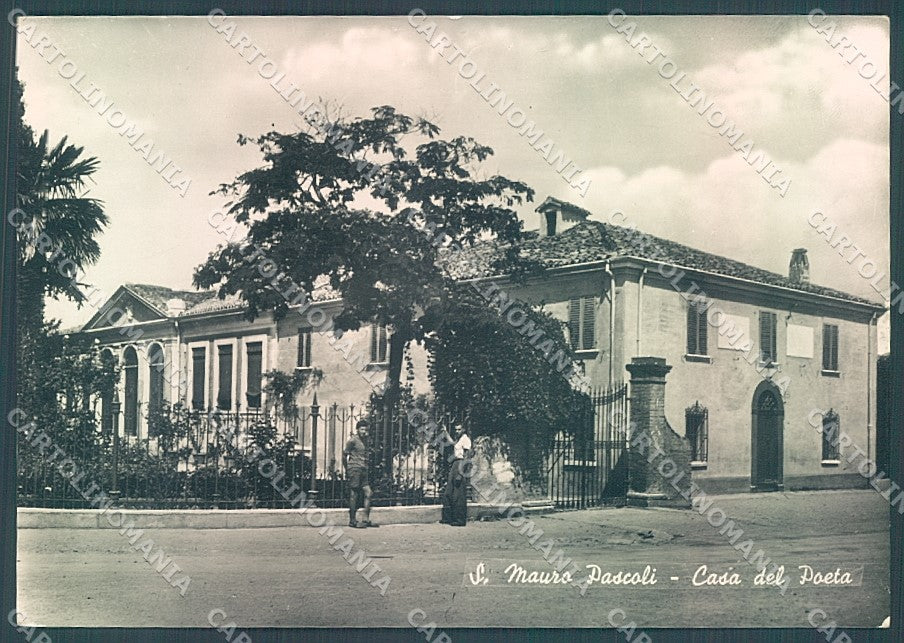 Forlì S. Mauro Pascoli Casa del Poeta Foto FG cartolina JK3545 – fronte