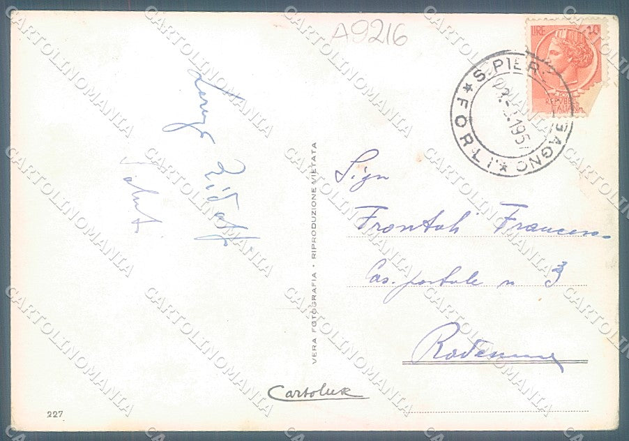 Forlì Bagno di Romagna Passo Mandrioli Foto FG cartolina JK3551 – retro
