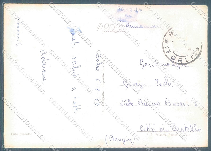 Forlì Verghereto Balze Albergo Belvedere Foto FG cartolina JK3556 – retro