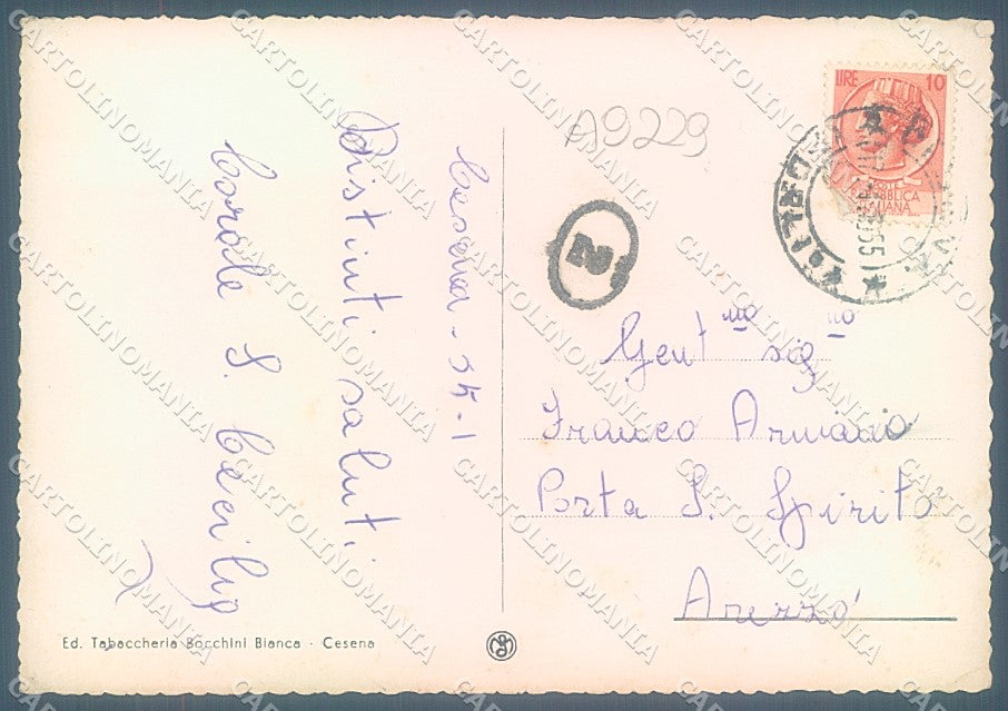 Forlì Cesena Città Abbazia del Monte Foto FG cartolina JK3558 – retro