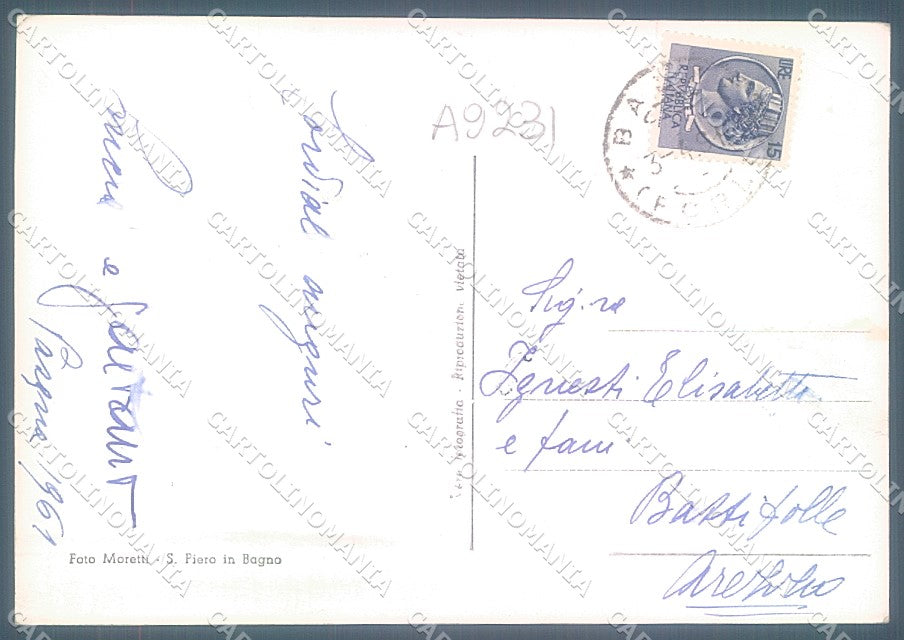 Forlì Verghereto Balze Foto FG cartolina JK3560 – retro