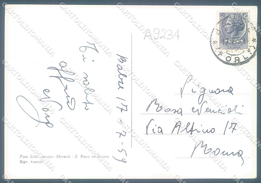 Forlì Verghereto Balze Foto FG cartolina JK3563 – retro