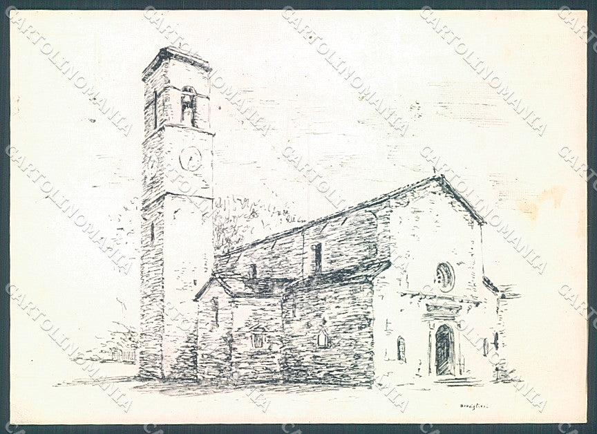 Forlì Bagno di Romagna Basilica Romanica Breviglieri FG cartolina JK3568 – fronte