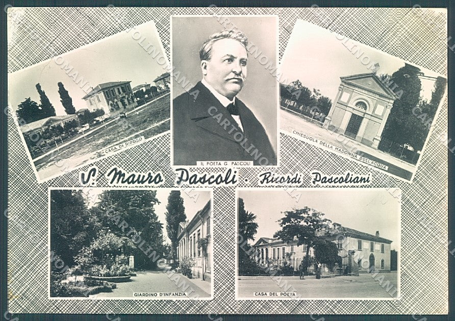 Forlì S. Mauro Pascoli Chiesa Casa del Poeta Foto FG cartolina JK3570 – fronte