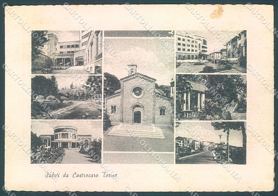 Forlì Castrocaro Terme Chiesa saluti da FG cartolina JK3588 – fronte